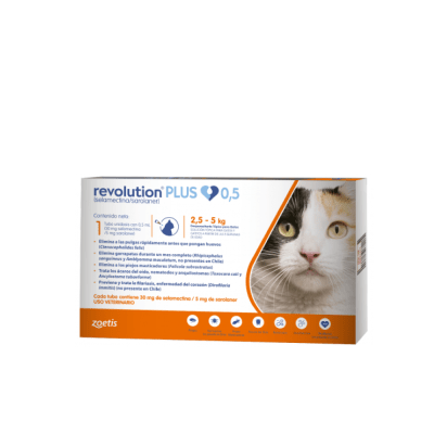 Pipeta Gato Revolution Plus 2,5-5 Kg