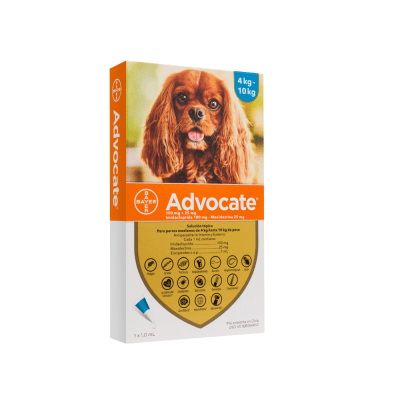 Pipeta Perro Advocate So 4-10 Kg