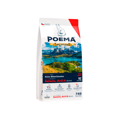 Poema Gato Esterilizado Control Peso Salmon 7 kg