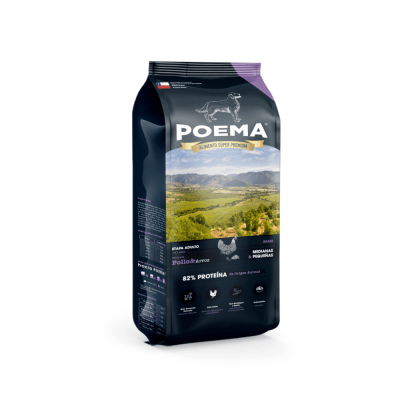 Poema Perro Adulto Raza Pequeña y Mediana Pollo 12 kg
