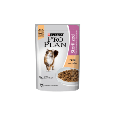 Pro Plan Gato Pouch Esterilizado Pollo 85 gr1