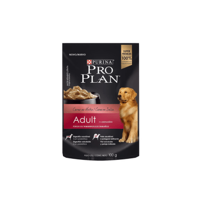 Pro Plan Perro Pouch Adulto Carne 100 gr