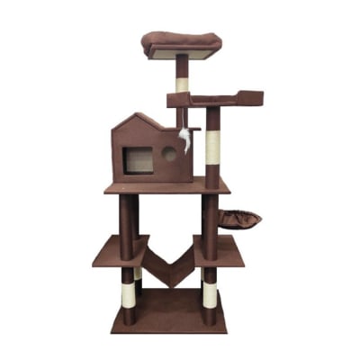 Rascador con Casa 60x50x168 cm1