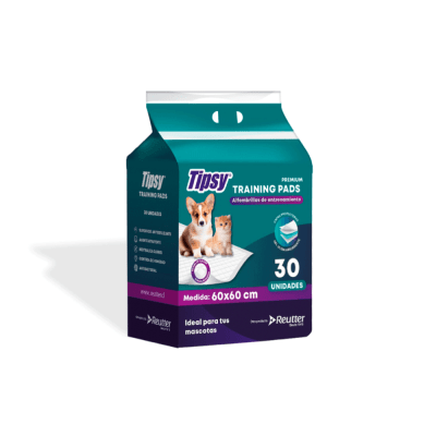 Sabanilla para Mascotas 60x60 cm 30 unidades - Tipsy1