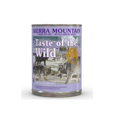 Taste of the Wild Perro Lata Cordero 390 gr1