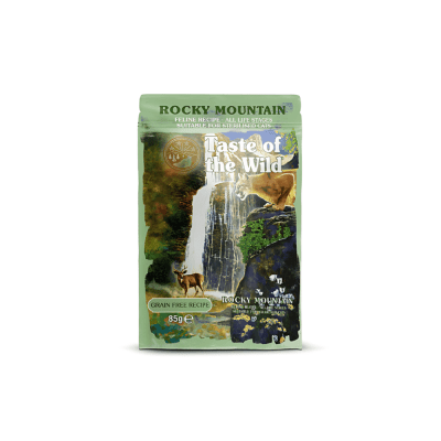 Taste of the Wild Pouche Gato Rocky Mountain 85 gr