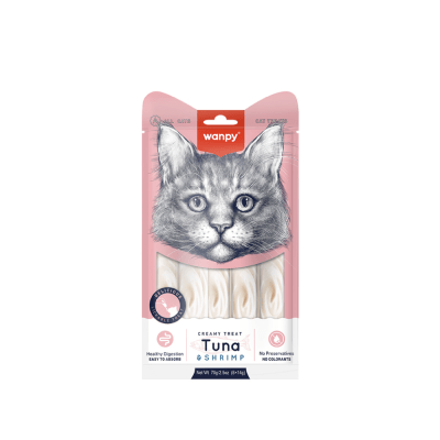 Wanpy Gato Creamy Atun Camaron 70 gr
