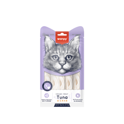 Wanpy Gato Creamy Atun Cangrejo 70 gr1