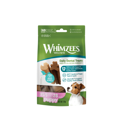 Whimzees Snack Perro Dental Stix Cachorro 210 gr (28 u)
