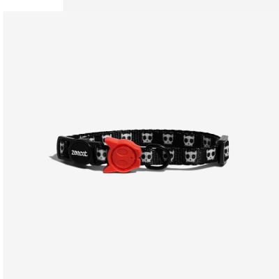 Zee Cat Collar Gato Skull 2.0