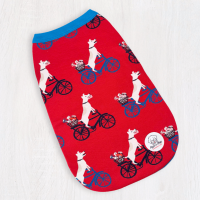 POLO PERROS BICICLETA