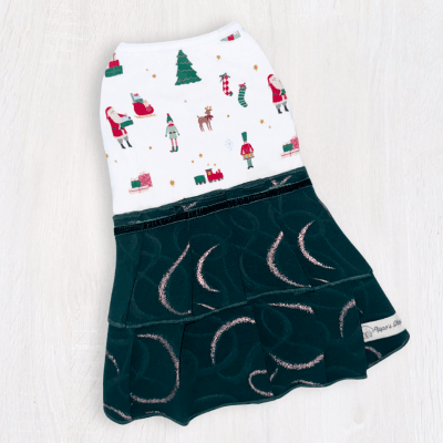 VESTIDO NAVIDEÑO VERDE