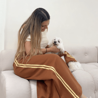 JOGGER DOG MOM - MARRON1