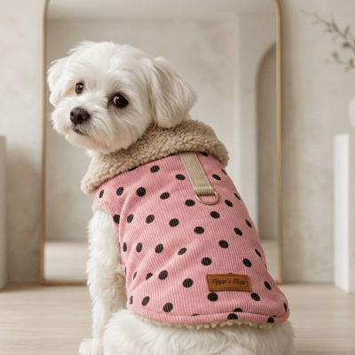CORDUROY DOTS ROSA