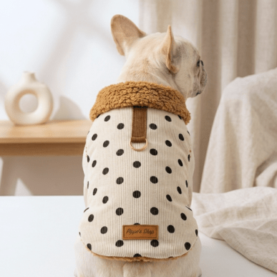 CORDUROY DOTS BEIGE1
