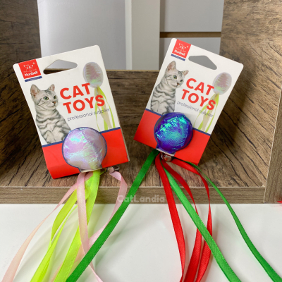 Juguete Pelotas brillantes con cintas1