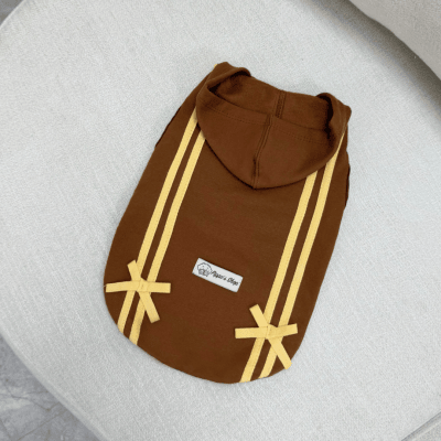 HOODIE DOG - MARRON