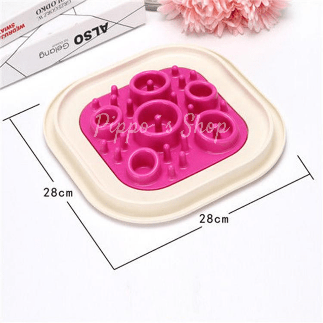 Plato Cuadrado Slow Eating