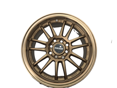 JUEGO DE LLANTAS 15X7 4X100/4X114 ET35 SBRNZ-LM-BRNZP ATENA C/LOGO