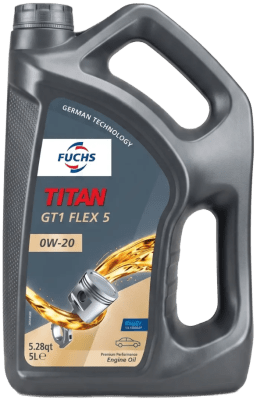 ACEITE 0W 20 TITAN GT1 FLEX 5 5L FUCHS