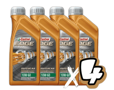 PACK 4 LT ACEITE EDGE 10W-60 ADVANCED FULL SYNTHETIC