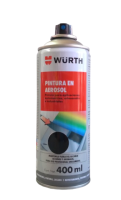 PINTURA SPRAY NEGRO MATE 400ML
