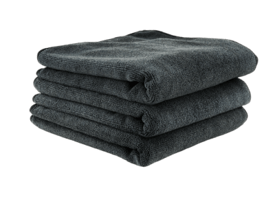 WORKHORSE PROFESSIONAL GRADE MICROFIBER TOWER 16? X 16? (3 PACK) NEGRA