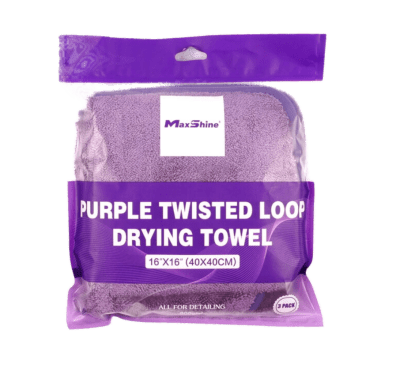 PURPLE SINGLE TWISTED LOOP DRYING TOWEL 