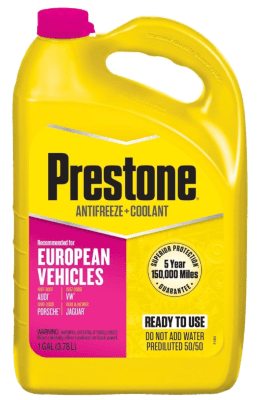 ANTIFREEZE + COOLANT EUROPEAN PINK 50/50