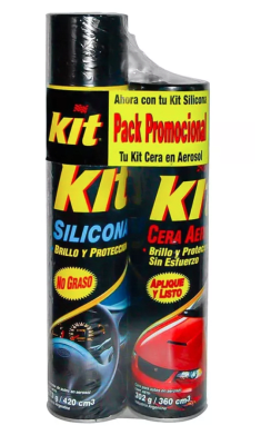 SILICONA + RENOVADOR DE GOMA KIT 480CC