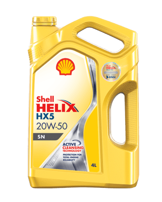 ACEITE 20W 50 SHELL HELIX HX5 4LT
