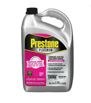 ANTIFREEZE + COOLANT PLATINUM PARA VEHICULOS CHINOS 50/50 PRESTONE