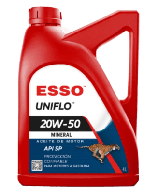 ACEITE UNIFLO 20W 50 ESSO 4LT
