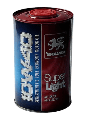 ACEITE 10W 40 SUPER LIGHT 1LT WOLVER