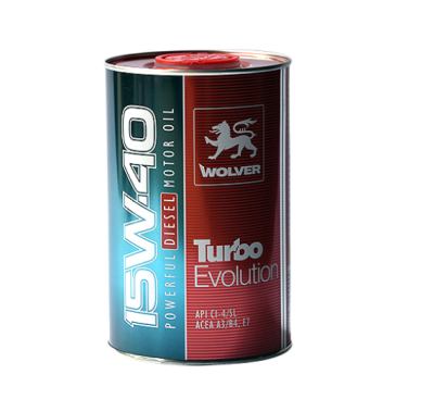 ACEITE 15W40 1LT TURBO EVOLUTION WOLVER