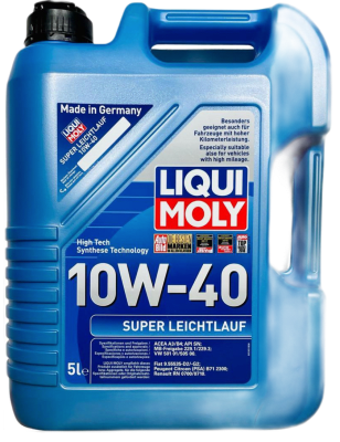 ACEITE 10W 40 SUPER LEICHTLAUF 5LT LIQUI-MOLY