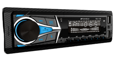 RADIO SANSUI UN DIN MP3/WMA - BLUETOOH