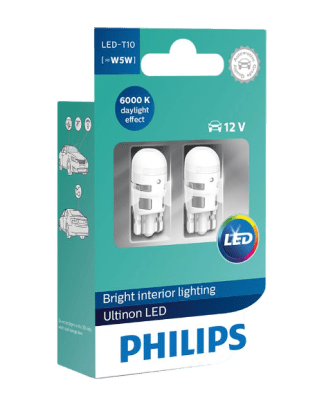 AMPOLLETA T10 LED WHITE 11961 ULW 12V X2