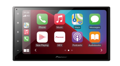 RADIO DOBLE DIN CAR PLAY MIRRORING ANDROID AUTO DMH-A4450BT