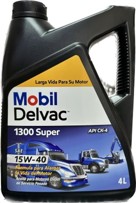ACEITE MOBIL DELVAC 1300 SUPER 15W 40 4LT