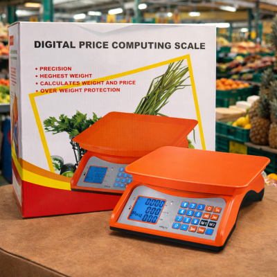 BALANZA DIGITAL 40KG NARANJA