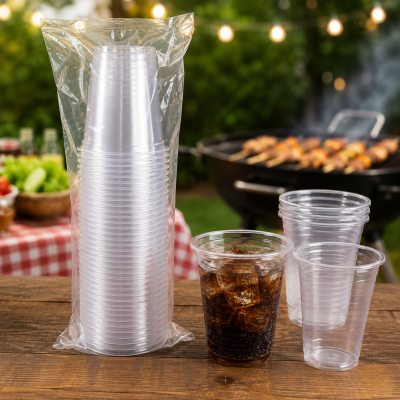 PACK 50 VASOS DESECHABLES 500ML