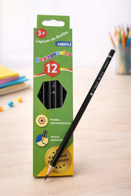 LAPICES DE GRAFITO HEXAGONALES 12PCS1