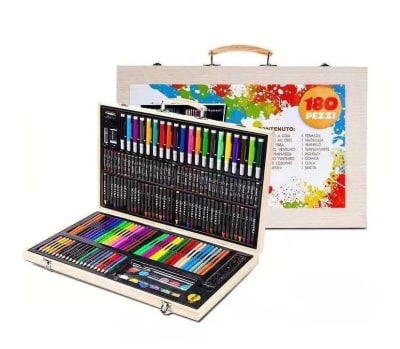 CAJA DE MADERA 180PCS