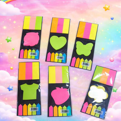 NOTAS ADHESIVAS CON FORMAS Y03