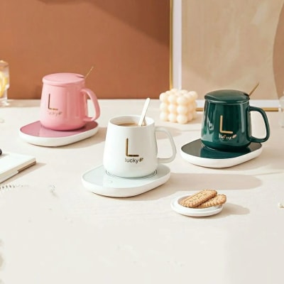 TAZA CON CALENTADOR
