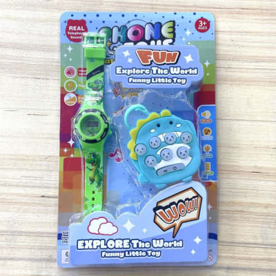 LLAVERO POP IT CON RELOJ1