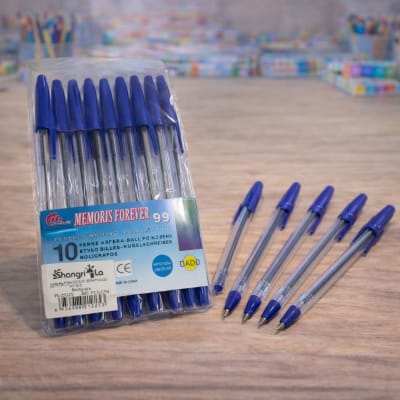 PACK 10 LAPICES PASTA AZULES1