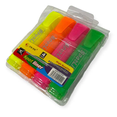 DESTACADORES 4PCS FLUOR