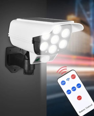 FOCO LED SOLAR TIPO CAMARA